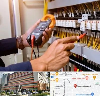 برق کشی ساختمان در سهروردی