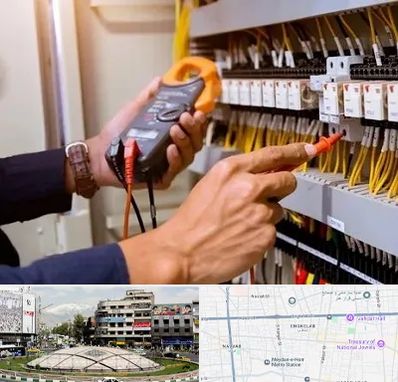 برق کشی ساختمان در مرکز تهران