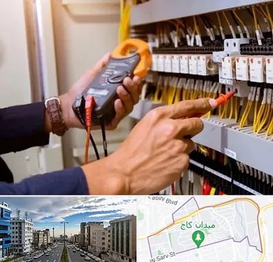 برق کشی ساختمان در سعادت آباد