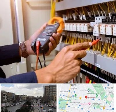 برق کشی ساختمان در بلوار فردوسی مشهد