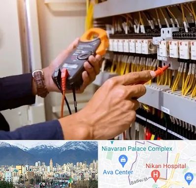 برق کشی ساختمان در آجودانیه