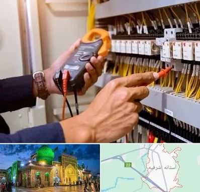 برق کشی ساختمان در آستانه اشرفیه