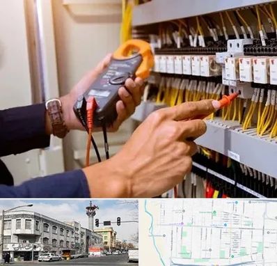 برق کشی ساختمان در 17شهریور