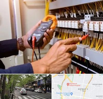 برق کشی ساختمان در ظفر