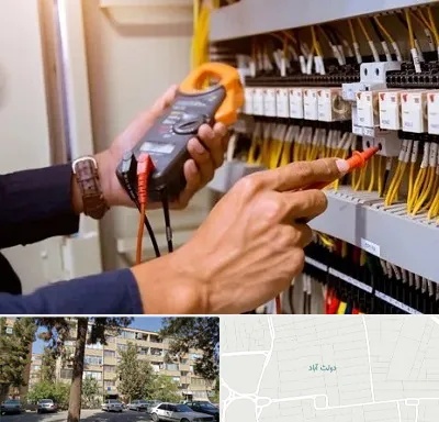 برق کشی ساختمان در دولت آباد