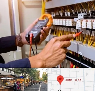 برق کشی ساختمان در سی تیر