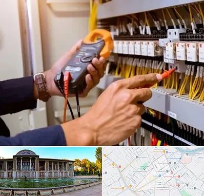 برق کشی ساختمان در عفیف آباد شیراز