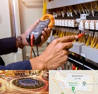 برق کشی ساختمان در بهارستان