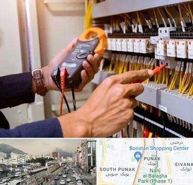 برق کشی ساختمان در پونک