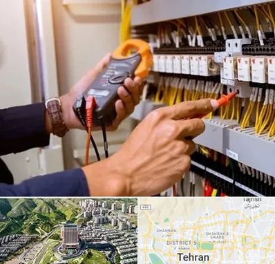 برق کشی ساختمان در شمال تهران