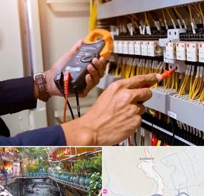 برق کشی ساختمان در درکه
