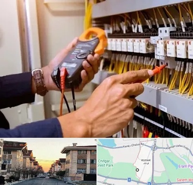 برق کشی ساختمان در کوهک