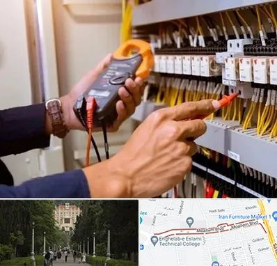 برق کشی ساختمان در بلوار معلم رشت