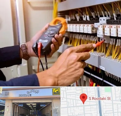 برق کشی ساختمان در رودکی