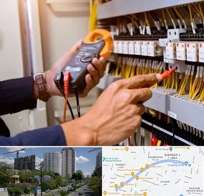 برق کشی ساختمان در اندرزگو