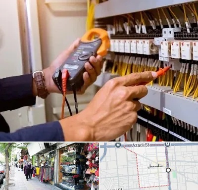 برق کشی ساختمان در سلسبیل