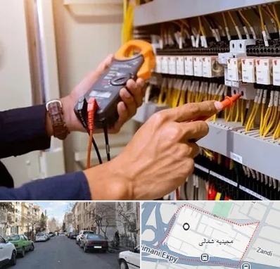 برق کشی ساختمان در مجیدیه شمالی