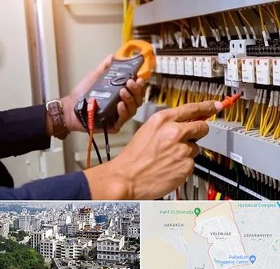 برق کشی ساختمان در ولنجک