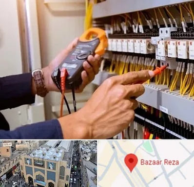 برق کشی ساختمان در بازار رضا مشهد