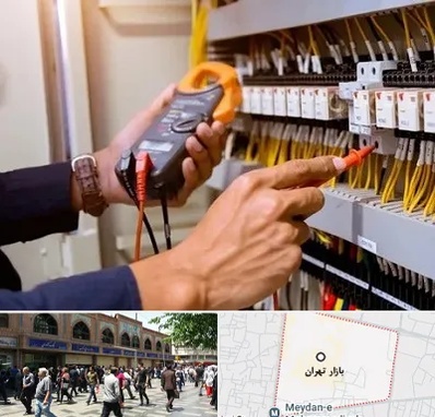 برق کشی ساختمان در بازار تهران