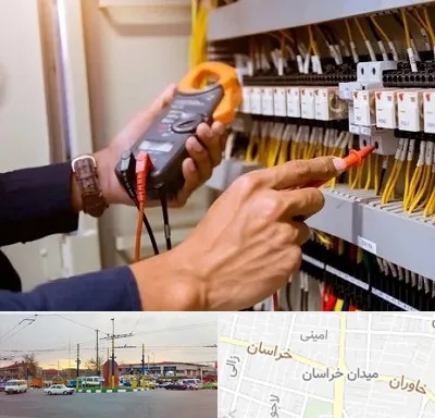 برق کشی ساختمان در میدان خراسان