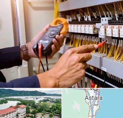 برق کشی ساختمان در آستارا