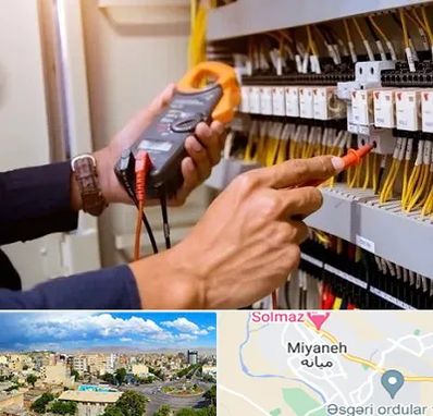 برق کشی ساختمان در میانه