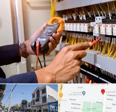 برق کشی ساختمان در افسریه
