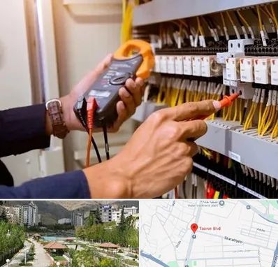 برق کشی ساختمان در بلوار تعاون