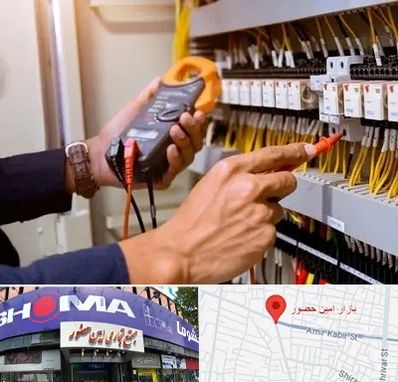 برق کشی ساختمان در امین حضور
