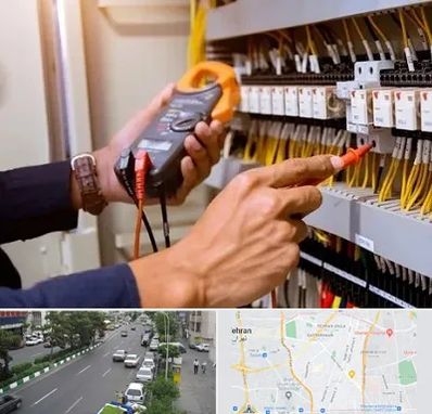 برق کشی ساختمان در ستارخان