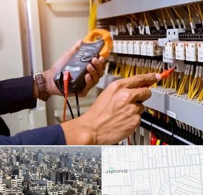 برق کشی ساختمان در جیحون