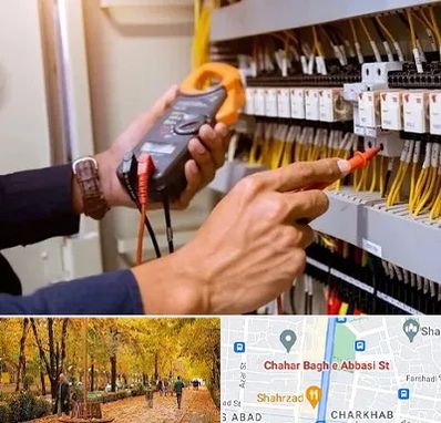 برق کشی ساختمان در چهارباغ اصفهان