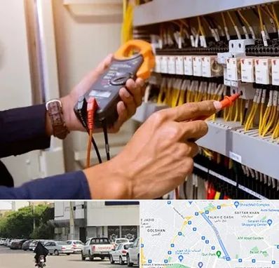 برق کشی ساختمان در قدوسی شرقی شیراز