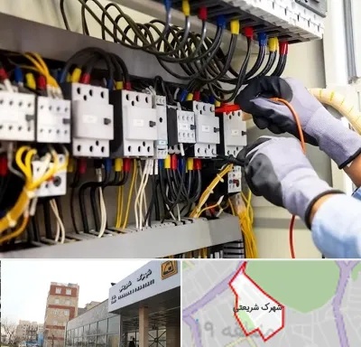 رفع اتصالی برق در شهرک شریعتی