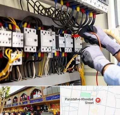 رفع اتصالی برق در 15 خرداد