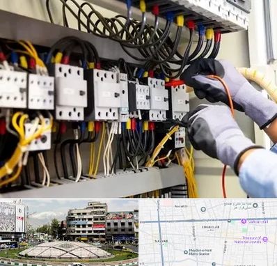 رفع اتصالی برق در مرکز تهران