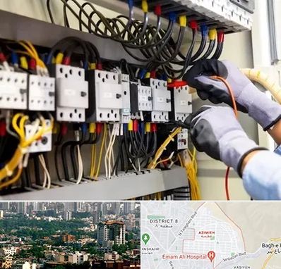 رفع اتصالی برق در عظیمیه کرج
