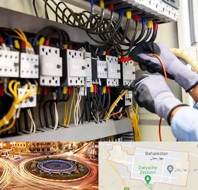 رفع اتصالی برق در بهارستان