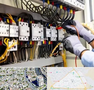 رفع اتصالی برق در قاسم آباد مشهد