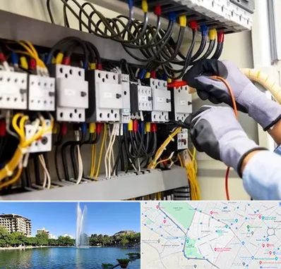 رفع اتصالی برق در کوهسنگی مشهد