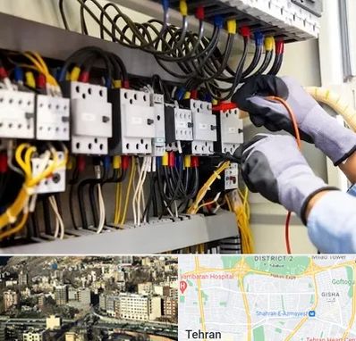 رفع اتصالی برق در مرزداران