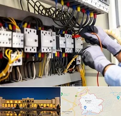 رفع اتصالی برق در برازجان