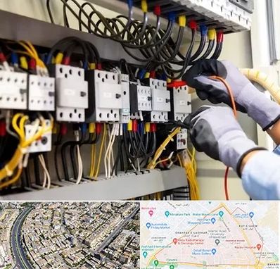 رفع اتصالی برق در شهرک غرب مشهد