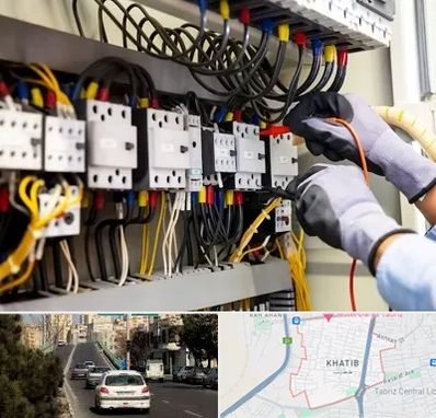 رفع اتصالی برق در خطیب تبریز
