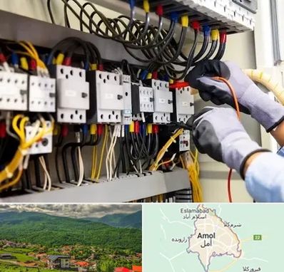 رفع اتصالی برق در آمل