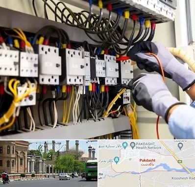 رفع اتصالی برق در پاکدشت