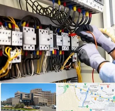 رفع اتصالی برق در صیاد شیرازی مشهد