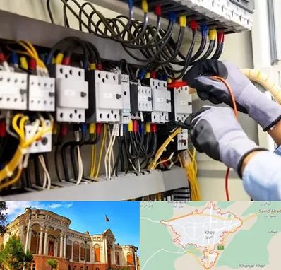 رفع اتصالی برق در خوی