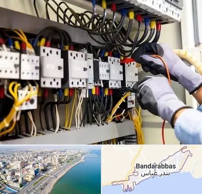 رفع اتصالی برق در بندرعباس